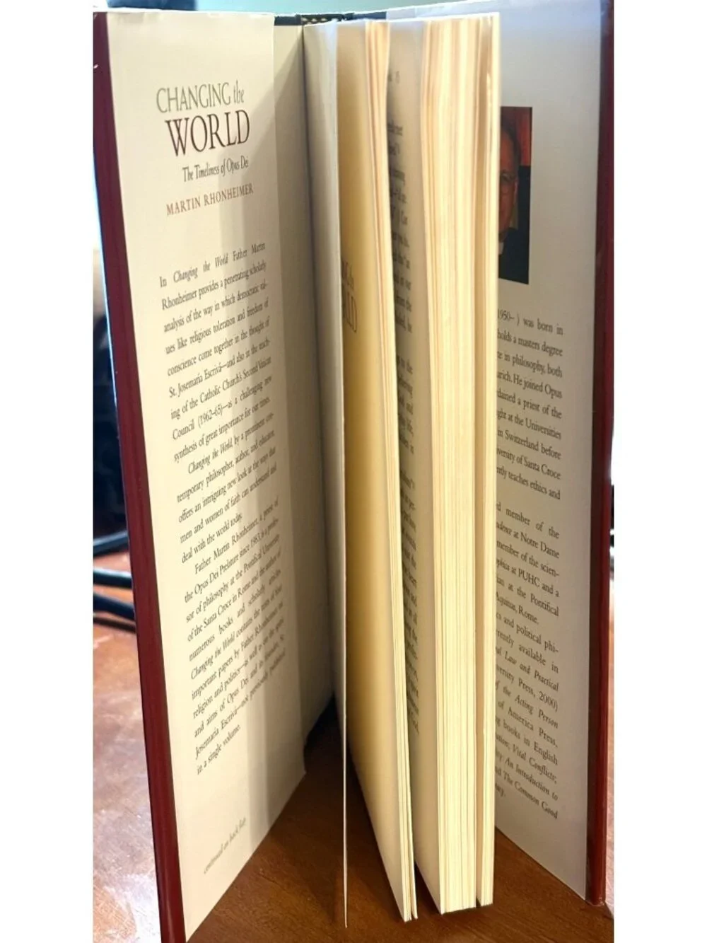 Changing the World Hardcover Book by Martin Rhonheimer Religious Philosophy Opus